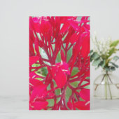 Mooie Kaleidoscoop van Kleurrijke Rode Milkweed Briefpapier (Staand voorkant)