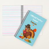 Mooie kalkoen pelgrim notebook voor kinderen, pers notitieboek (Binnen)