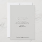 Mooie kalligrafie 3 foto's Sla de datum Kaart (Achterkant)