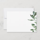 Mooie kalligrafie en Grieks huwelijk Rsvp (Achterkant)