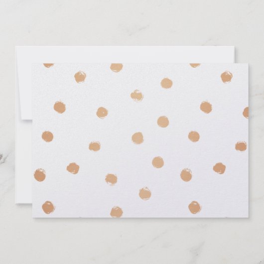 Mooie kalligrafie gouden roos "Congrats" Kaart (Achterkant)