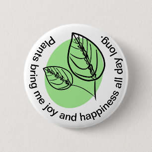 Mooie kamerplant botanische verzorging van planten ronde button 5,7 cm