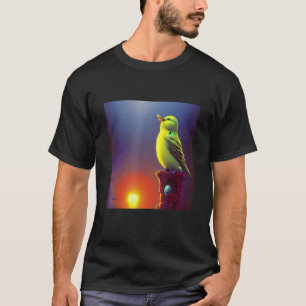 Mooie kanarie vogel voor kinderen Mannen Vrouwen T-shirt