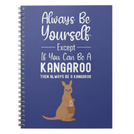 Mooie Kangoeroecadeaus Grappige Humor Dier Grappig Notitieboek