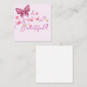 Mooie kankeroverlevende Kaart Notitiekaartje (Voorkant / Achterkant)