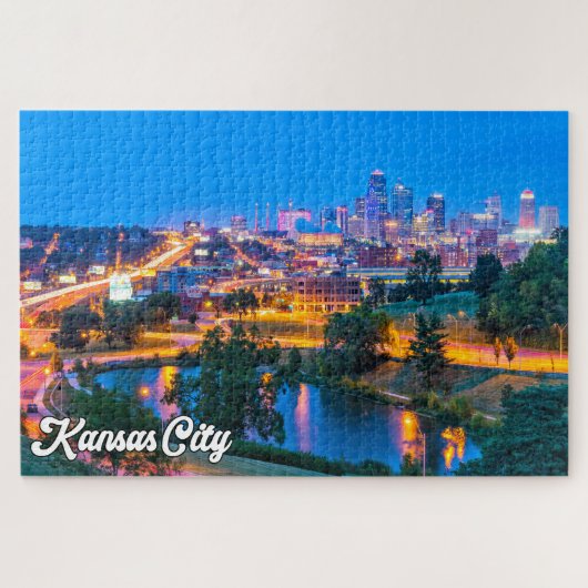 Mooie Kansas City, Missouri, Verenigde Staten Legpuzzel (Horizontaal)
