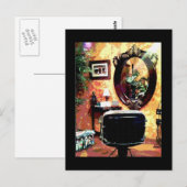 Mooie kapsalon briefkaart (Voorkant / Achterkant)