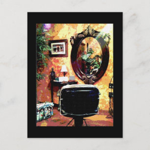 Mooie kapsalon briefkaart