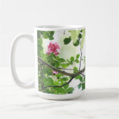 Mooie kardinaal in een kruipschildpad. koffiemok (Links)