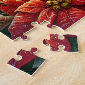 Mooie Kardinaal Kerst Ramen Legpuzzel (Zijkant)