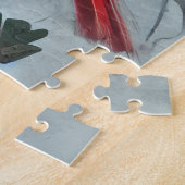 Mooie Kardinaal Vogels Legpuzzel (Zijkant)