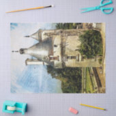 Mooie kasteel tissuepapier (Craft)
