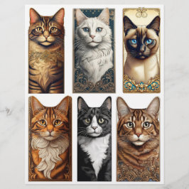 Mooie kat Bladwijzer of Labels