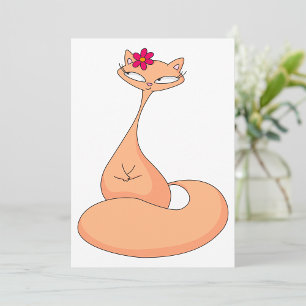 Mooie kat die er mooi uitziet kaart