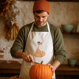 Mooie kat die er mooi uitziet standaard schort