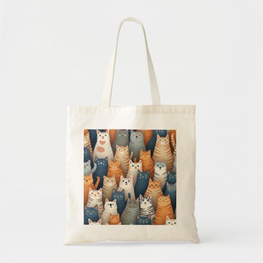 Mooie kat eco tas (Voorkant)