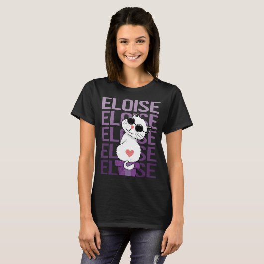 Mooie kat - Eloise naam T-shirt (Voorkant volledig)