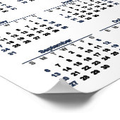 Mooie kat en dame 2026 kalender poster (Hoek)