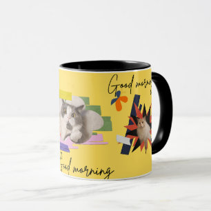 Mooie kat goedemorgen 11 oz koffiemok mok