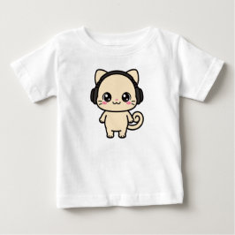 Mooie kat grafische aangepaste T-shirt | Gepersona
