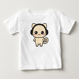 Mooie kat grafische aangepaste T-shirt | Gepersona