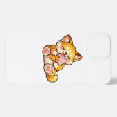 Mooie Kat Ijs iPhone Hoesje (Achterkant horizontaal)