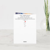 Mooie kat in de zon Wenskaart Kaart (Achterkant)