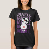 Mooie kat - Janell naam T-shirt (Voorkant)