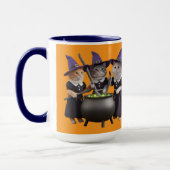 Mooie kat Macbeth Halloween mok (Links)