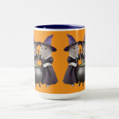 Mooie kat Macbeth Halloween mok (Midden)