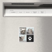Mooie Kat Memorial Custom Pet Photo Keepsake Magneet (Insitu (Vaatwasser))