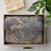 Mooie kat met bloemen tissuepapier (Geschenk)