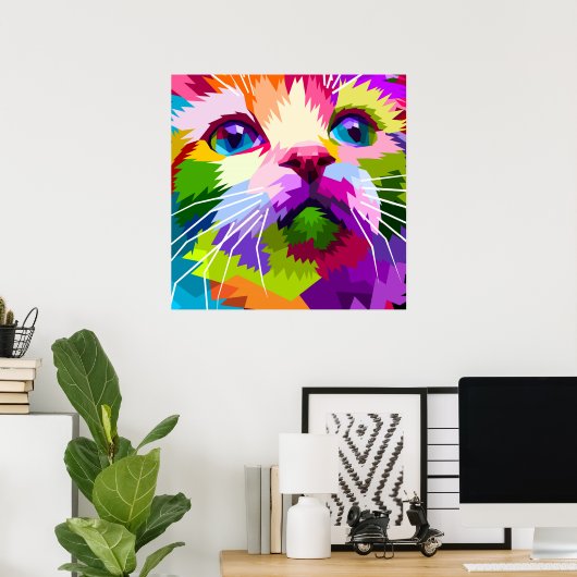 Mooie kat poster (Thuiskantoor)