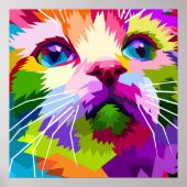 Mooie kat poster (Voorkant)