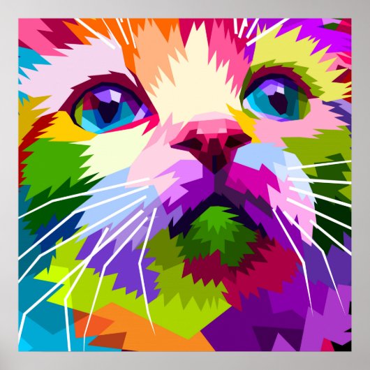 Mooie kat poster (Voorkant)