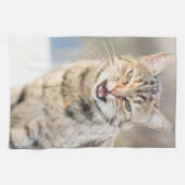 Mooie kat theedoek (Horizontaal)