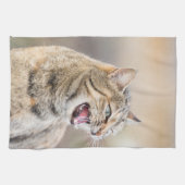Mooie kat theedoek (Horizontaal)