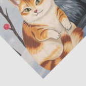 Mooie Kat Tissuepapier (Detail)