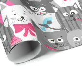 Mooie katten inpakpapier (Rol Hoek)