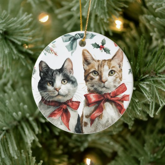 Mooie Katten Kerst Ornament (Boom)