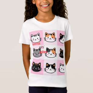 mooie katten zusters t-shirt