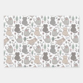 Mooie kattenfeestpapier  inpakpapier vel (Voorkant 3)