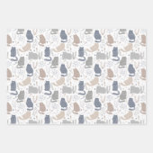 Mooie kattenfeestpapier  inpakpapier vel (Voorkant 2)