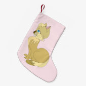 Mooie kattenkerst kous kleine kerstsok (Voorkant (Hangend))