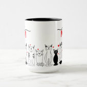 Mooie kattenmoeder mok (Midden)