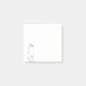 Mooie Kattenschets Modern Post-it® Notes (Voorkant)