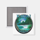 Mooie kauai hawaii magneet (Voorkant / Achterkant)