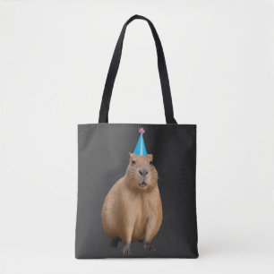 Mooie Kawaii Capybara Aesthetic Illustratie Tote Bag