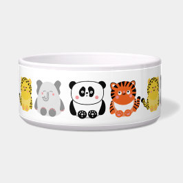 Mooie kawaii dieren grote gepersonaliseerde huisdi voerbakje