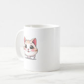 Mooie Kawaii Dieren Mok (Voorkant links)